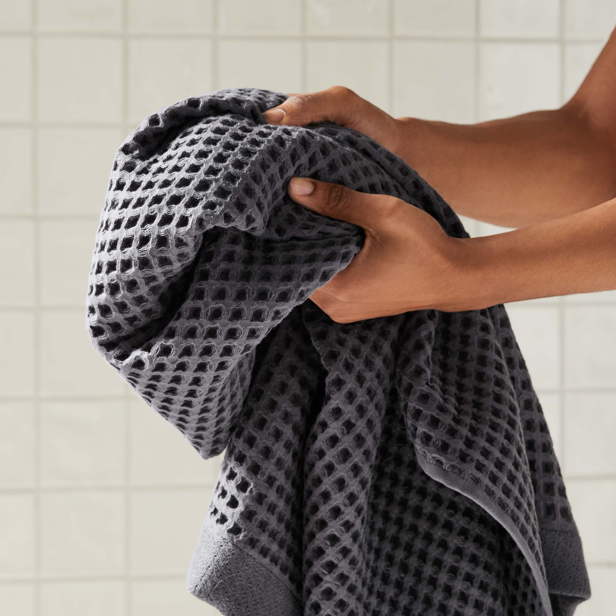 Dreamweave Waffle Bath Towels Set of 2 B8
