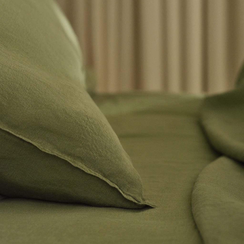 Washed European Linen Duvet Set N0