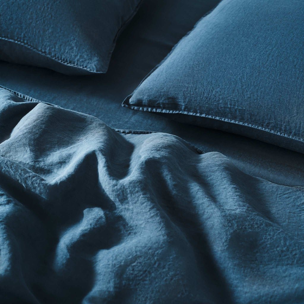 Washed European Linen Duvet Set N0