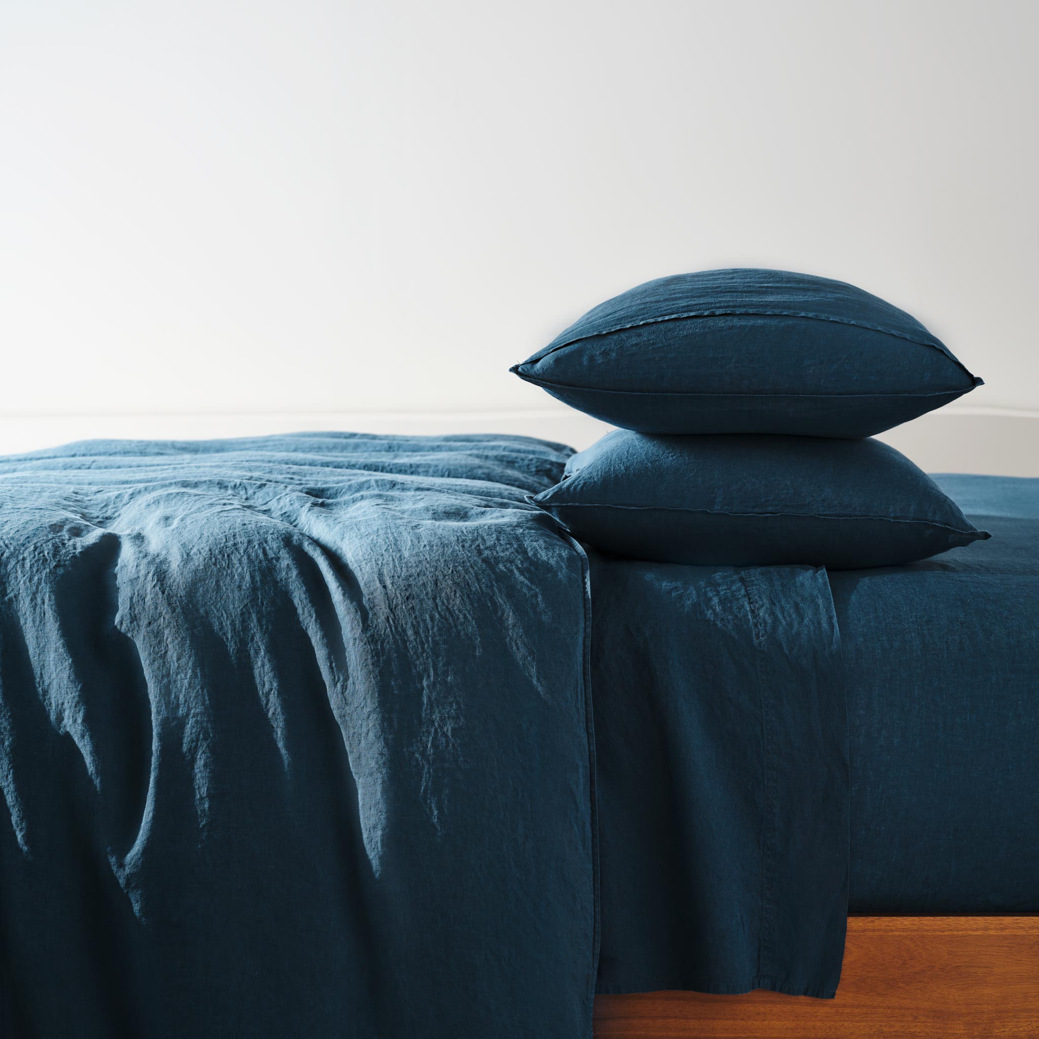 Washed European Linen Duvet Set N0