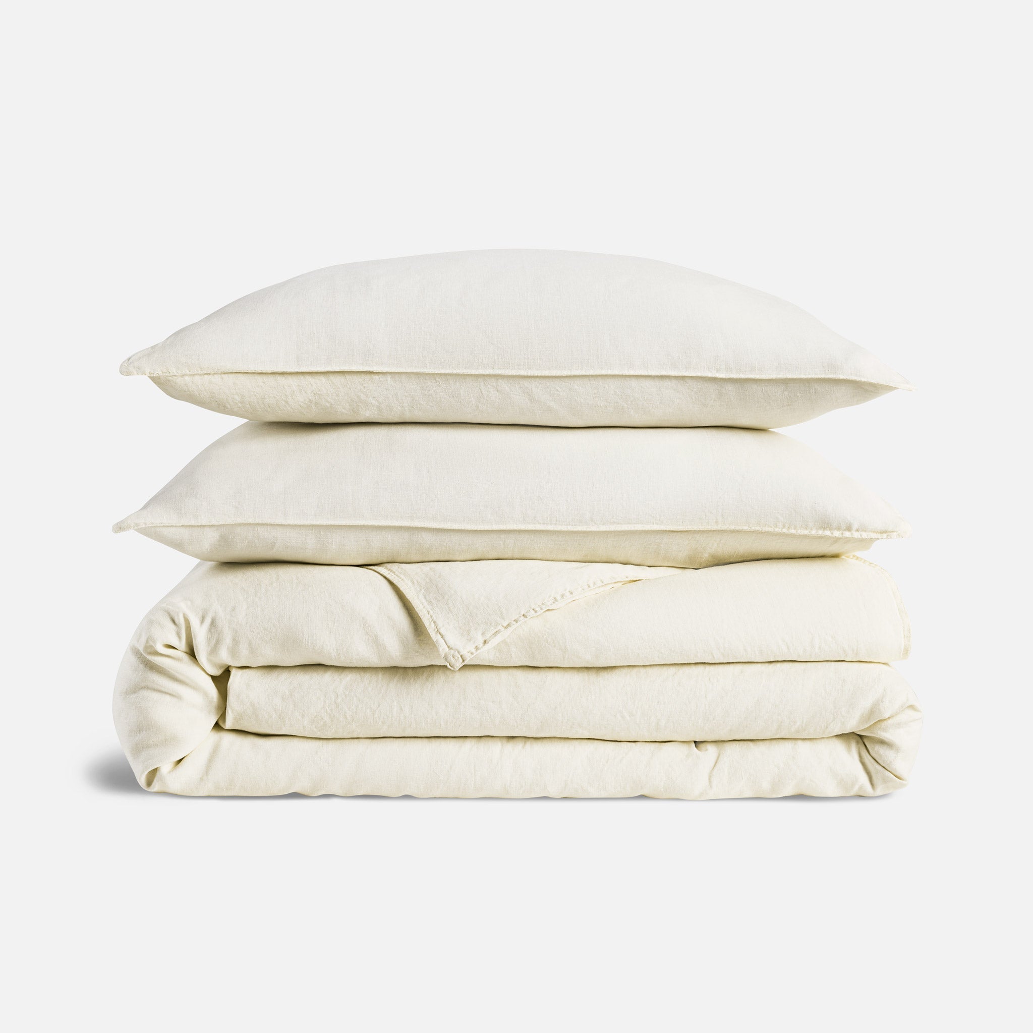 Washed European Linen Duvet Set N0