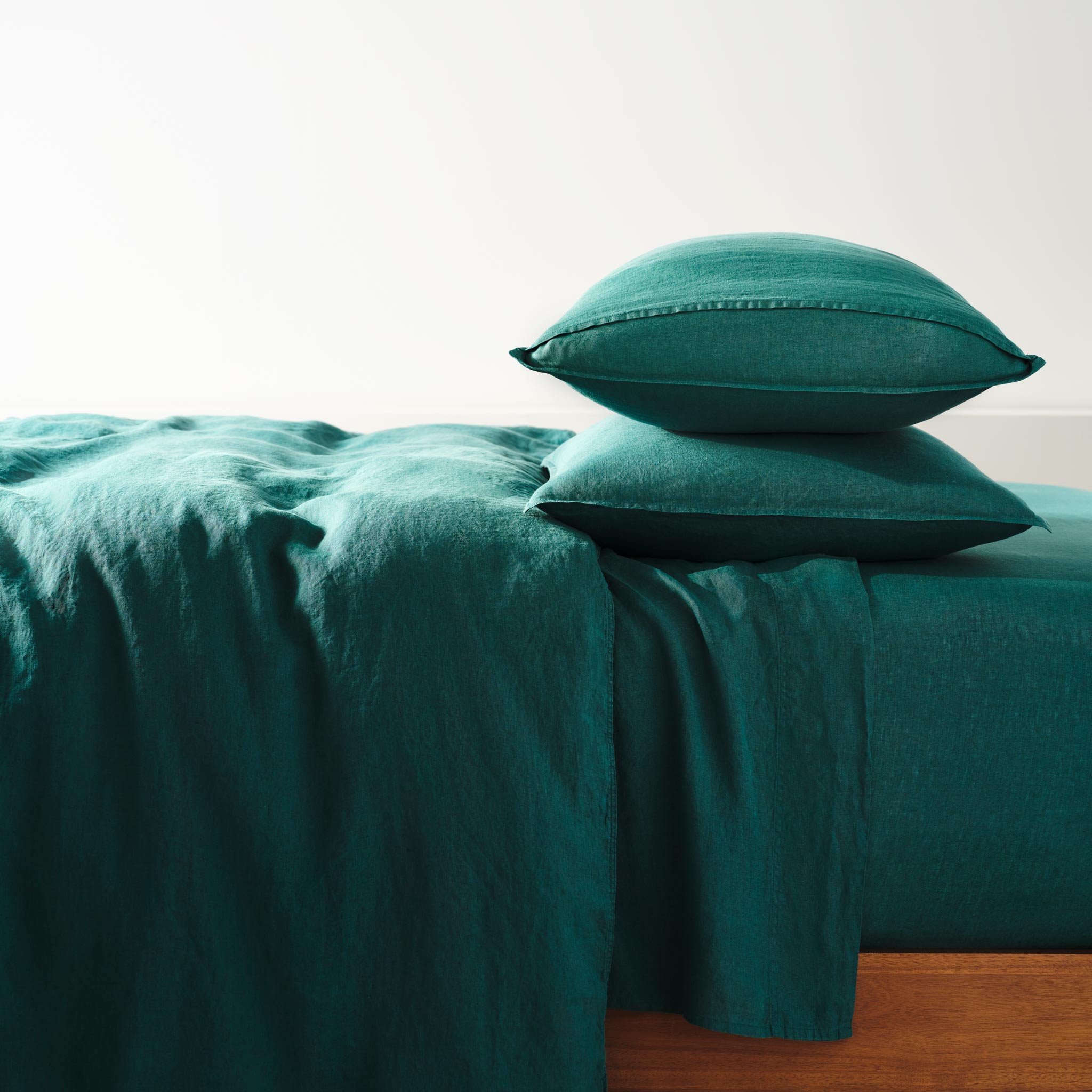 Washed European Linen Duvet Set N0