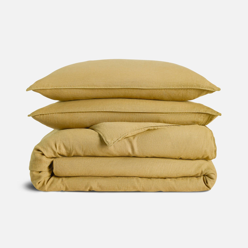 Washed European Linen Duvet Set N0