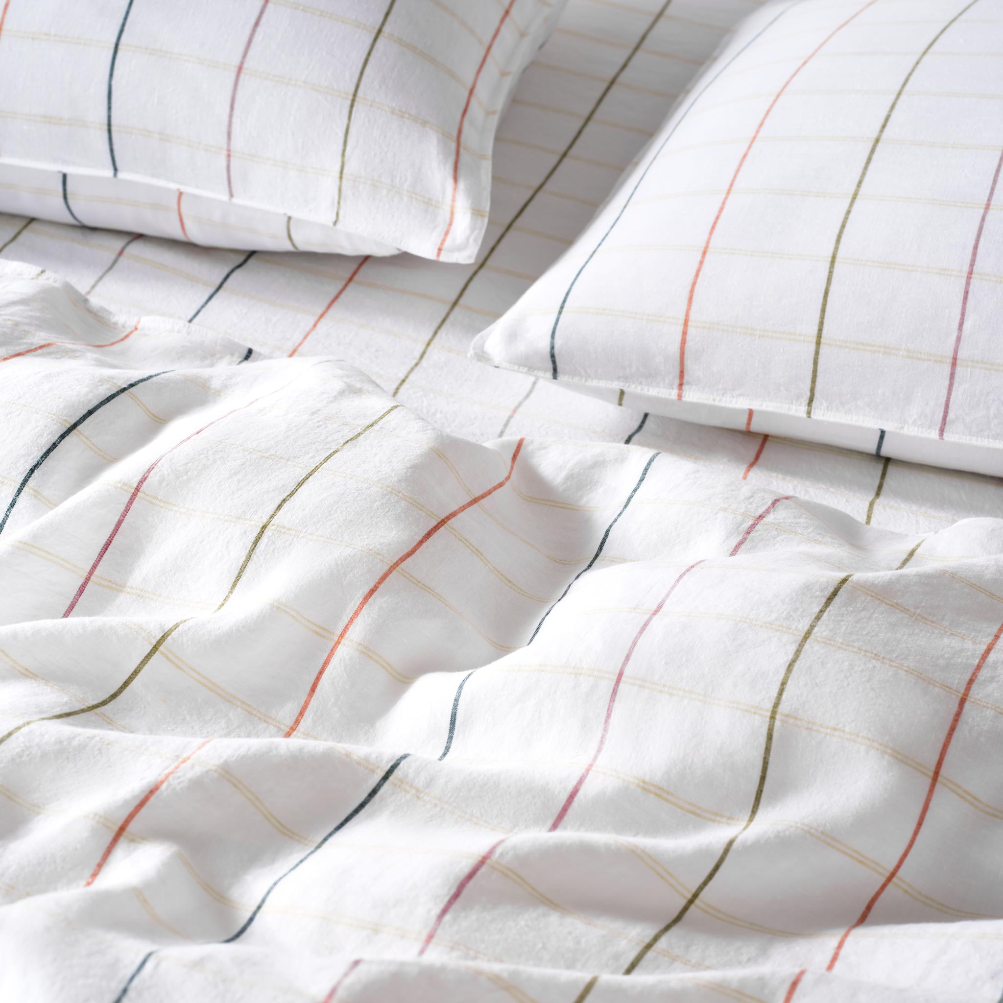 Washed European Linen Duvet Set N0