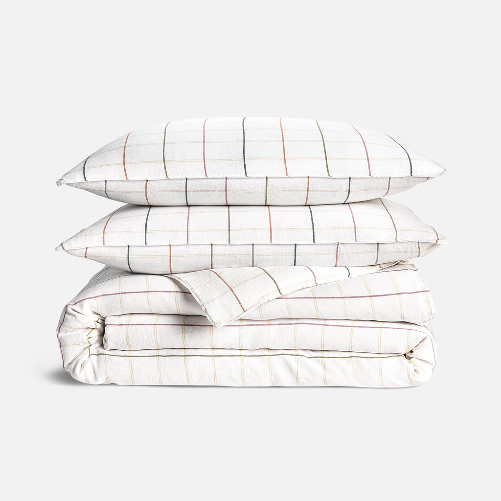 Washed European Linen Duvet Set N0