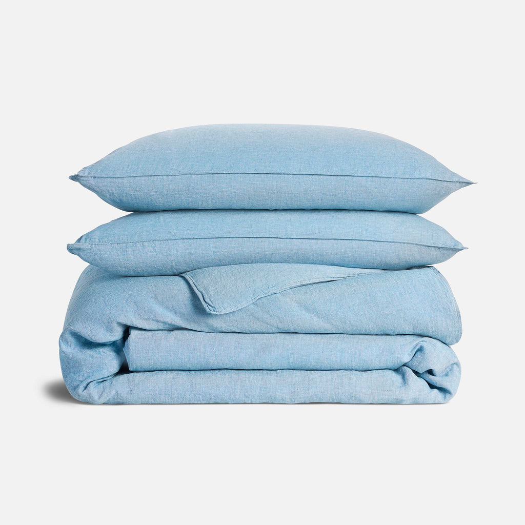 Washed European Linen Duvet Set N0
