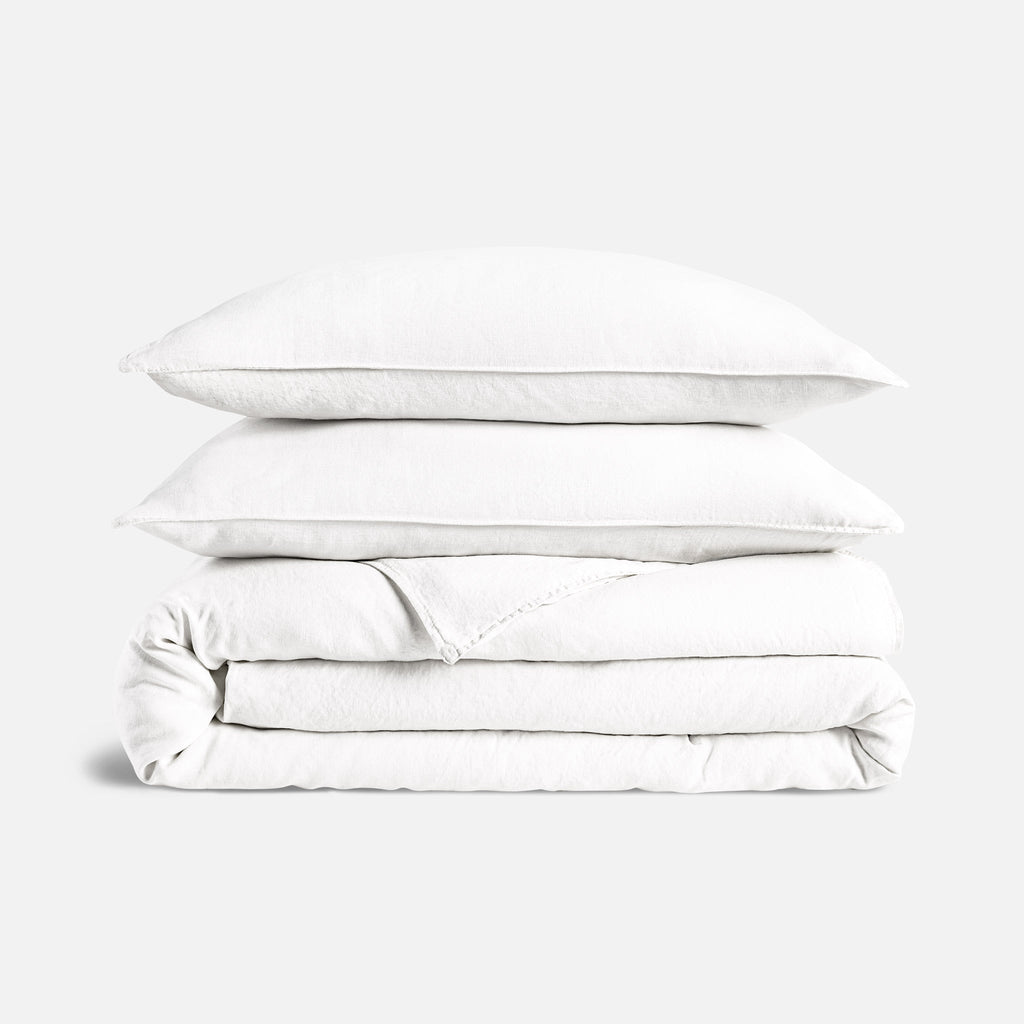 Washed European Linen Duvet Set N0