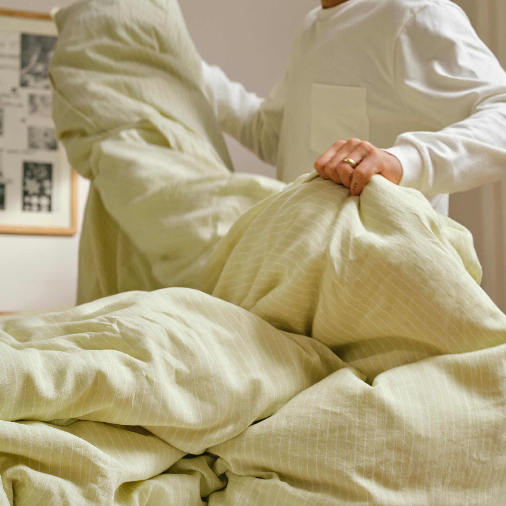 Washed European Linen Duvet Set N0