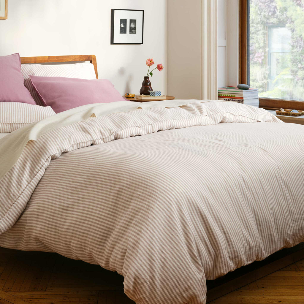 Washed European Linen Duvet Set N0