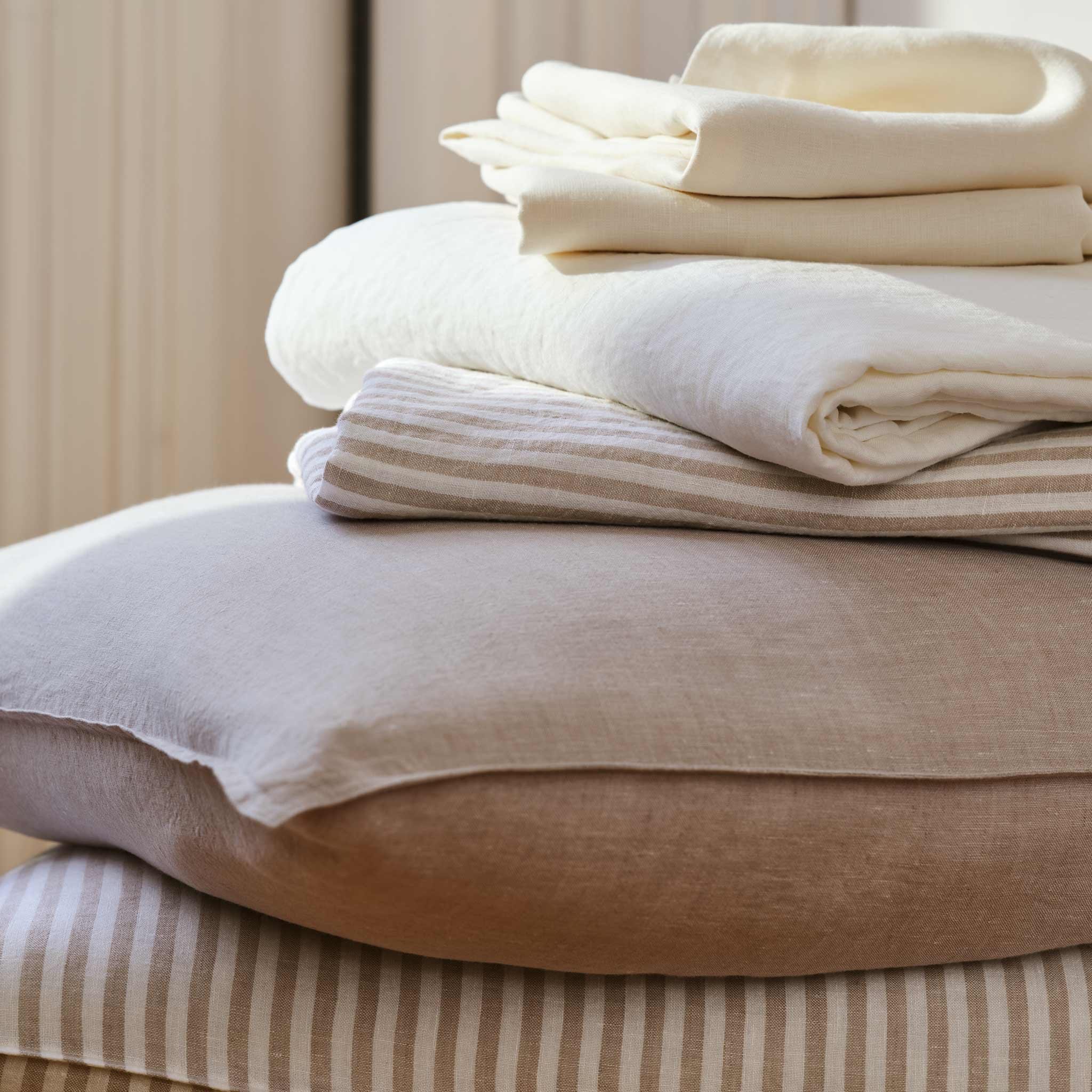 Washed European Linen Core Sheet Set X8