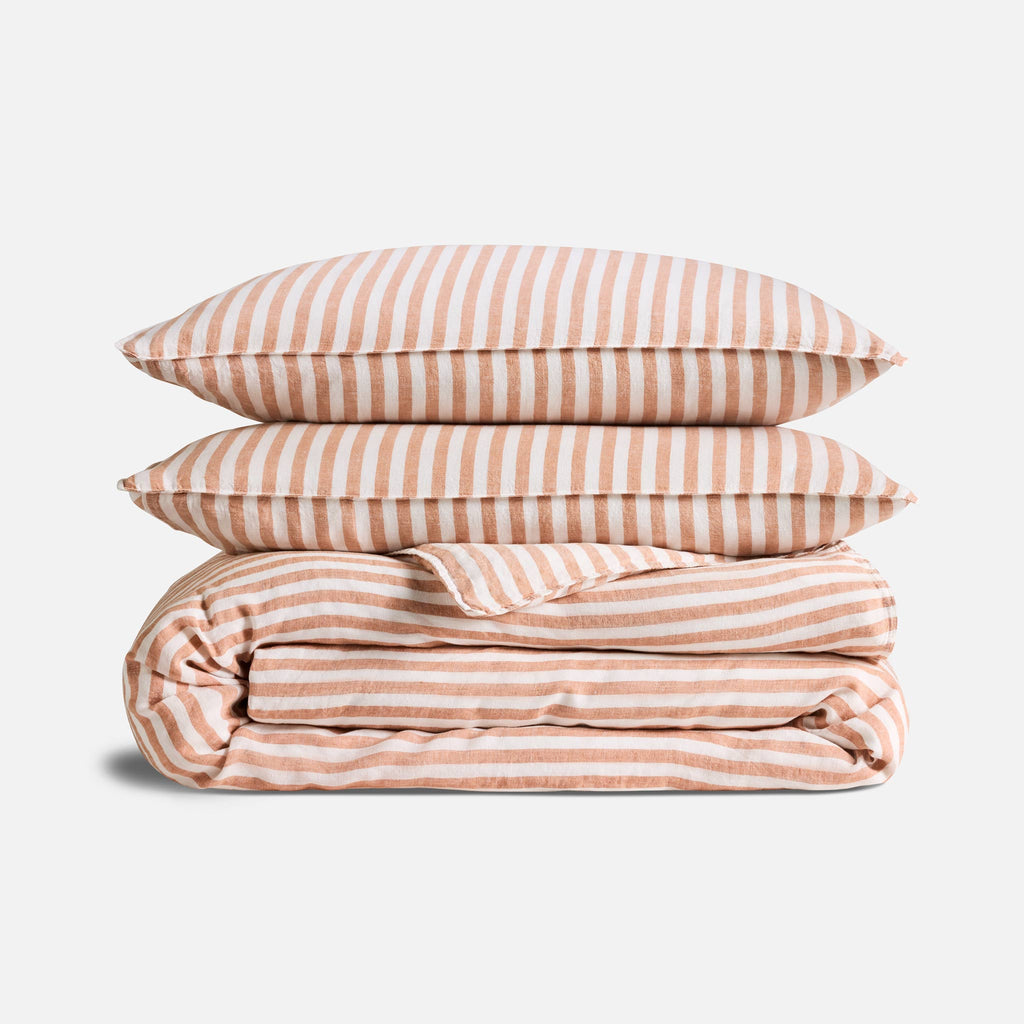 Washed European Linen Duvet Set N0