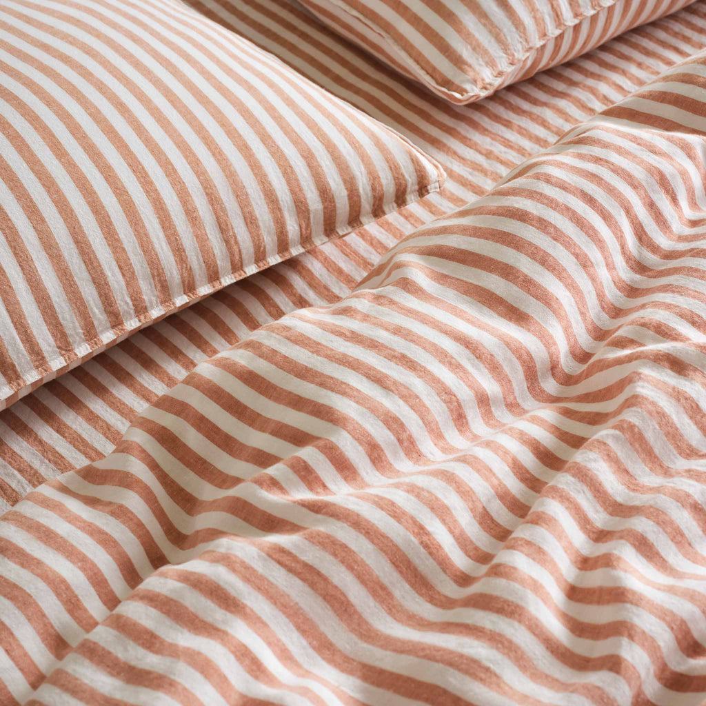 Washed European Linen Duvet Set N0