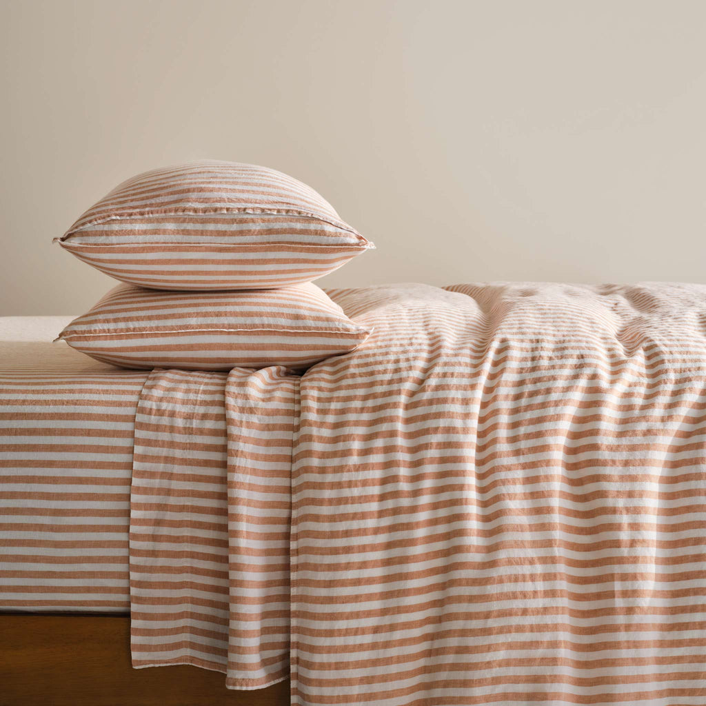 Washed European Linen Duvet Set N0