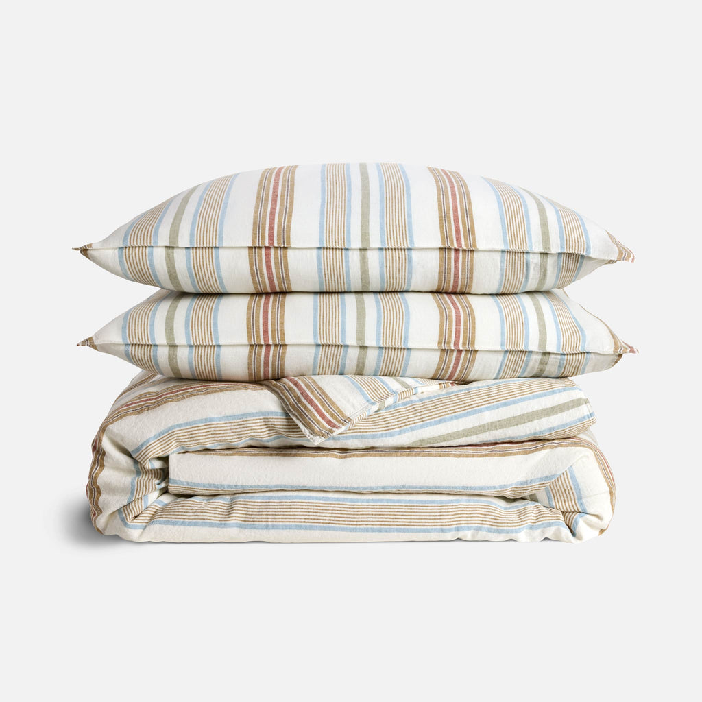 Washed European Linen Duvet Set N0