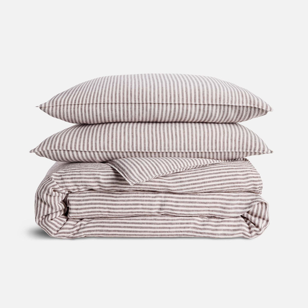 Washed European Linen Duvet Set N0