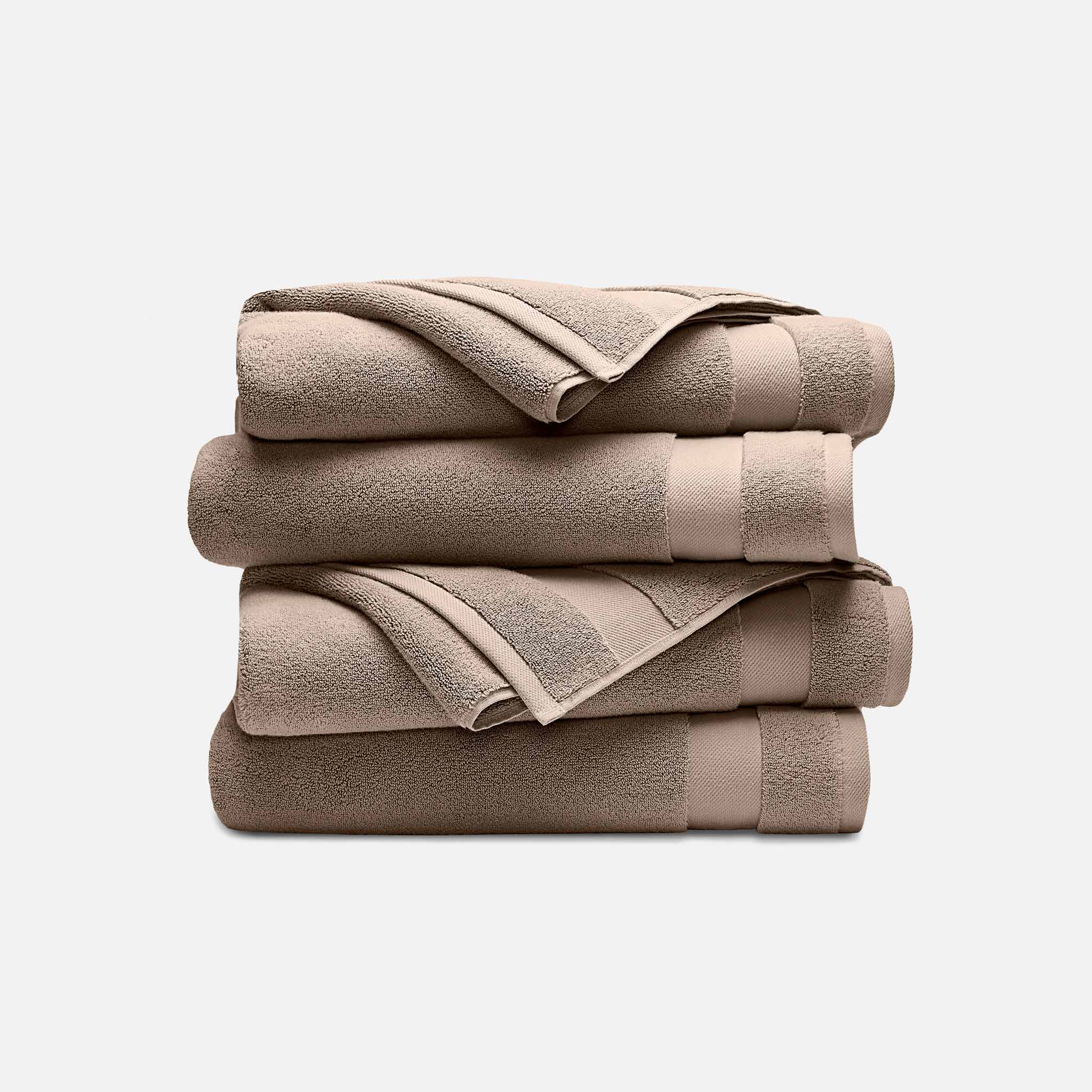 Super-Plush Set of 4 Bath Towel Bundle Y4