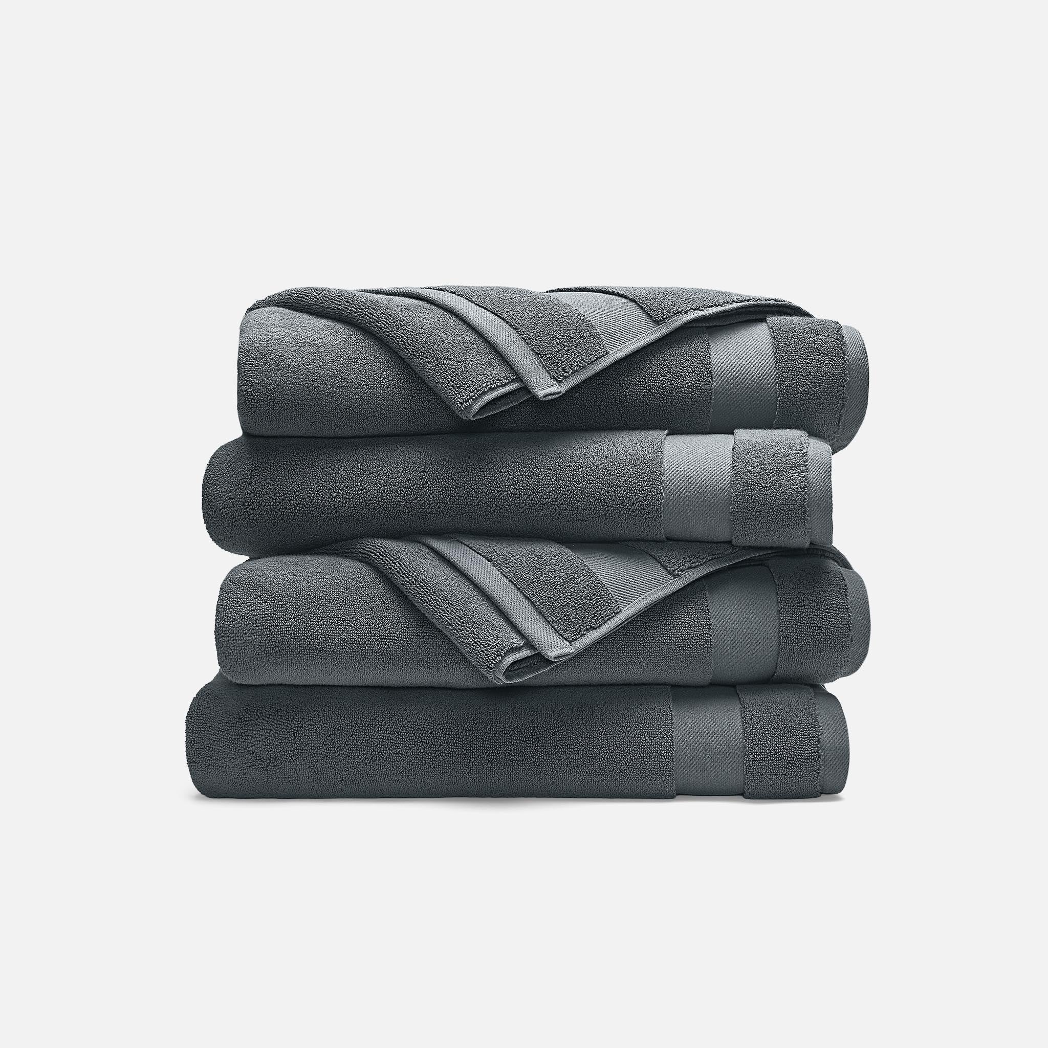 Super-Plush Set of 4 Bath Towel Bundle Y4
