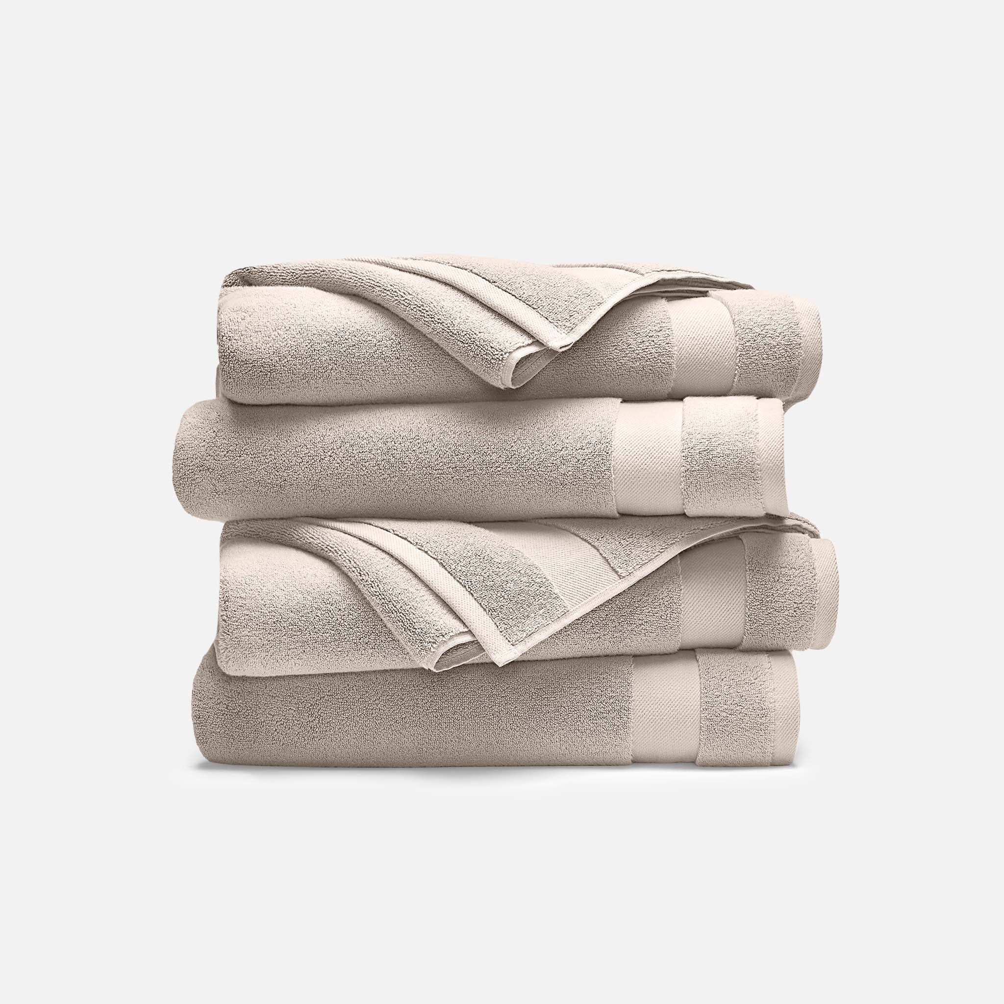 Super-Plush Set of 4 Bath Towel Bundle Y4