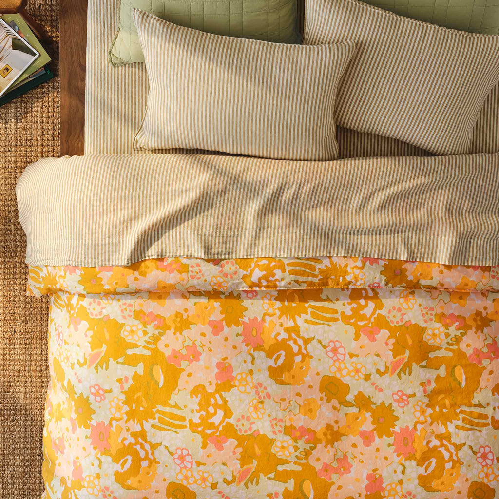 Washed European Linen Duvet Set N0