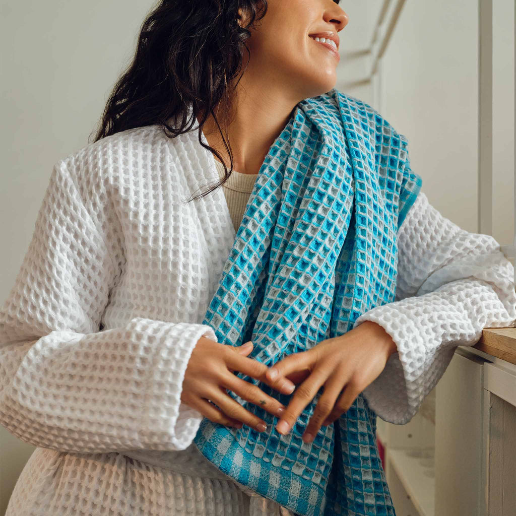 Dreamweave Waffle Bath Towels Set of 2 B8