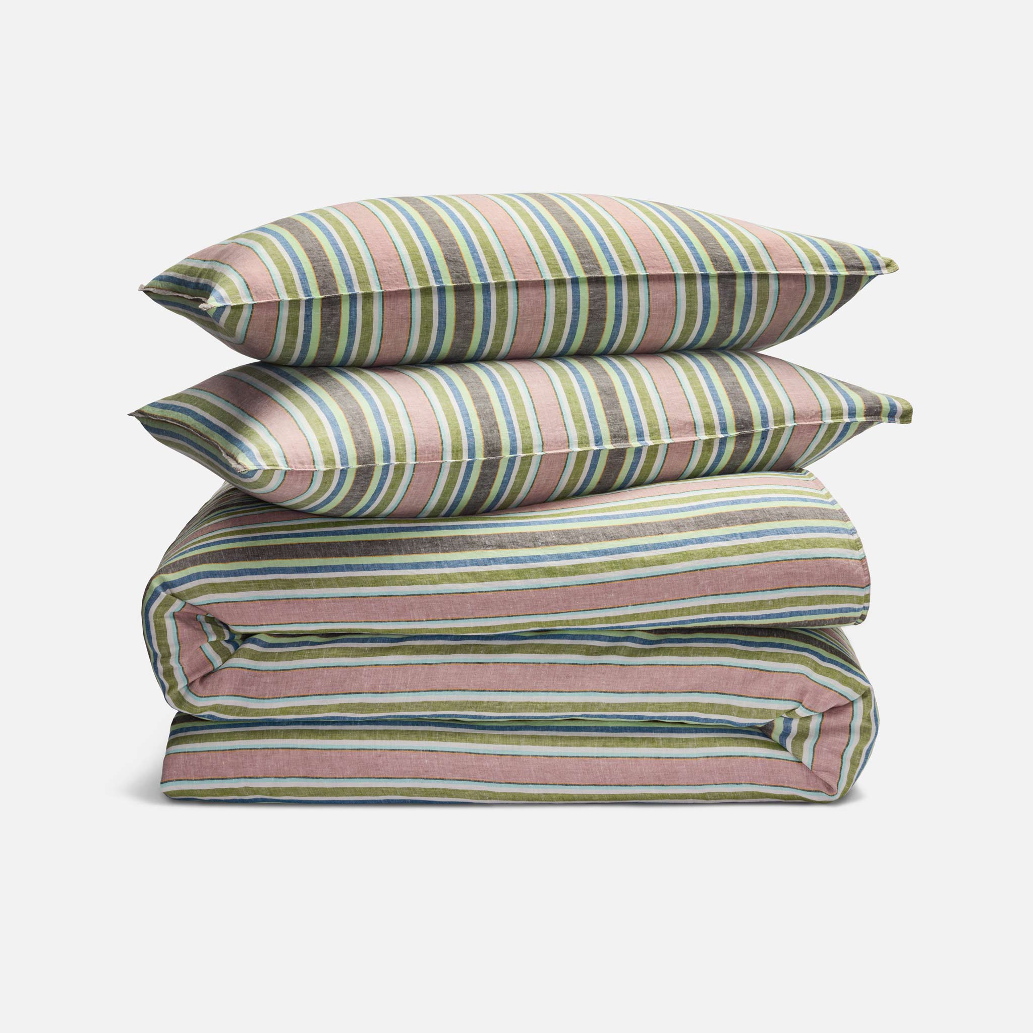 Washed European Linen Duvet Set N0
