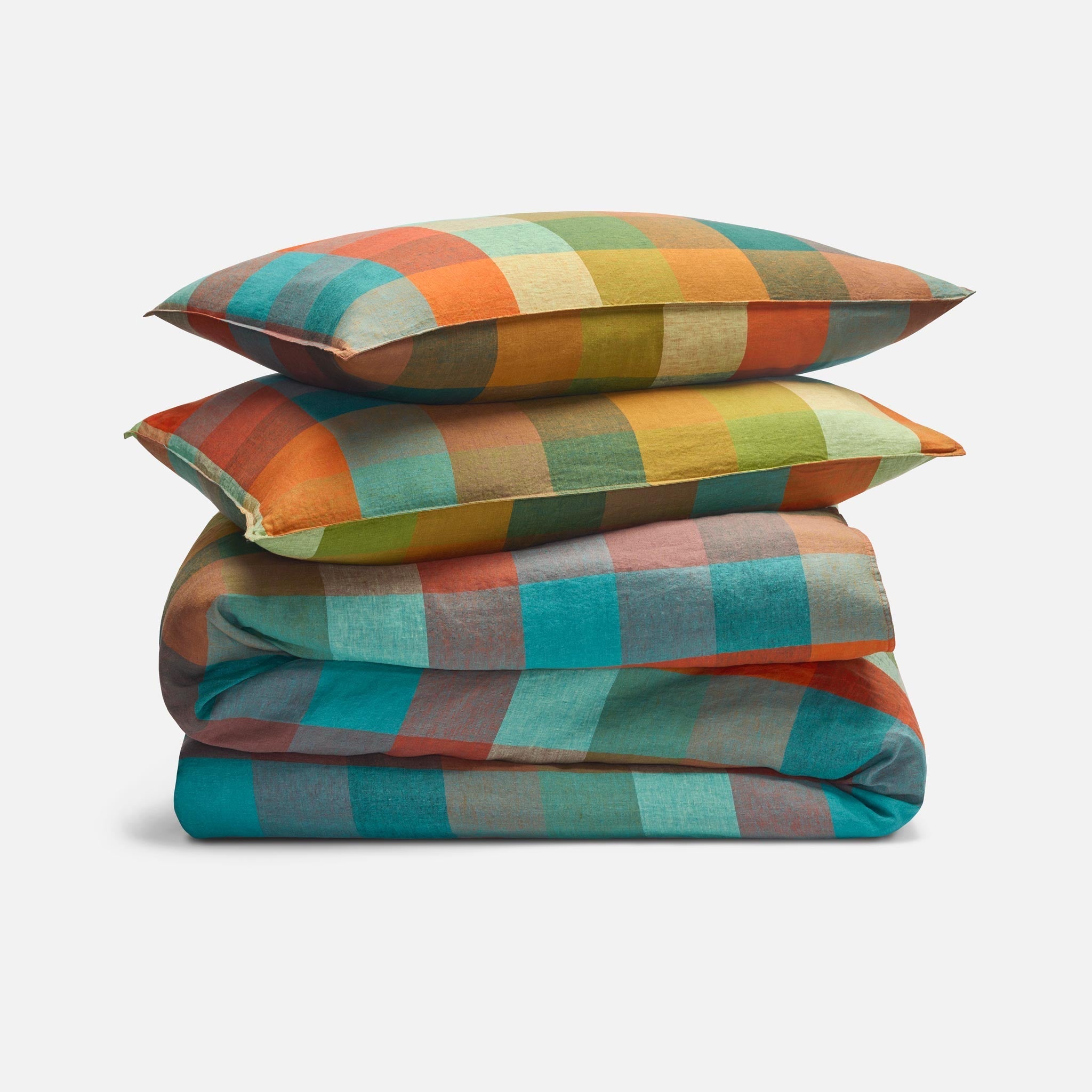 Washed European Linen Duvet Set N0
