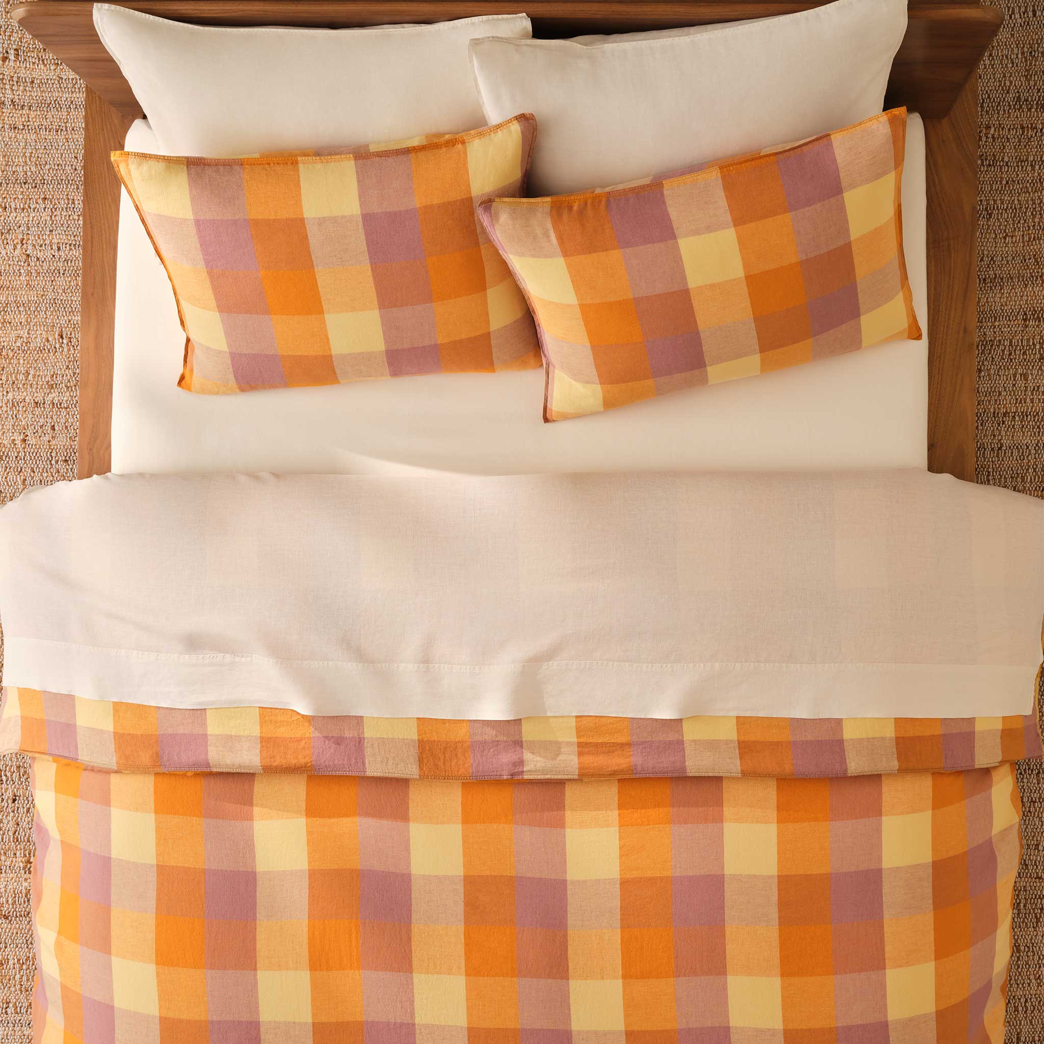 Washed European Linen Duvet Set N0