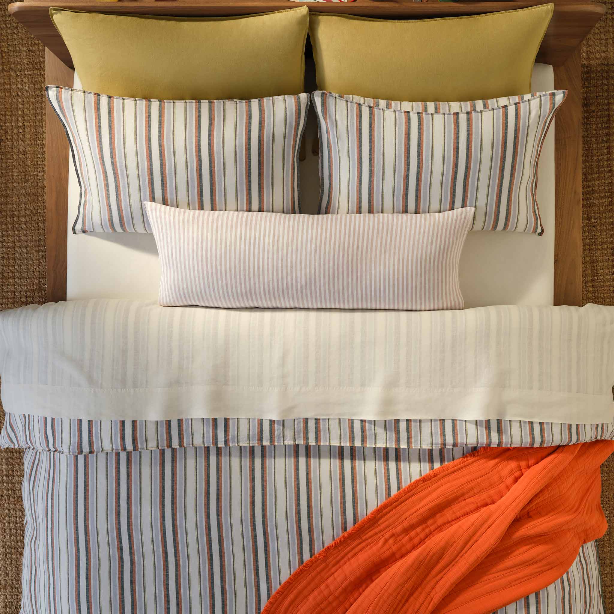 Washed European Linen Duvet Set N0